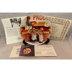 1985 Knowles Plate - Fringe Benefits - Friends I Remember - Jeanne Down - 8.5"